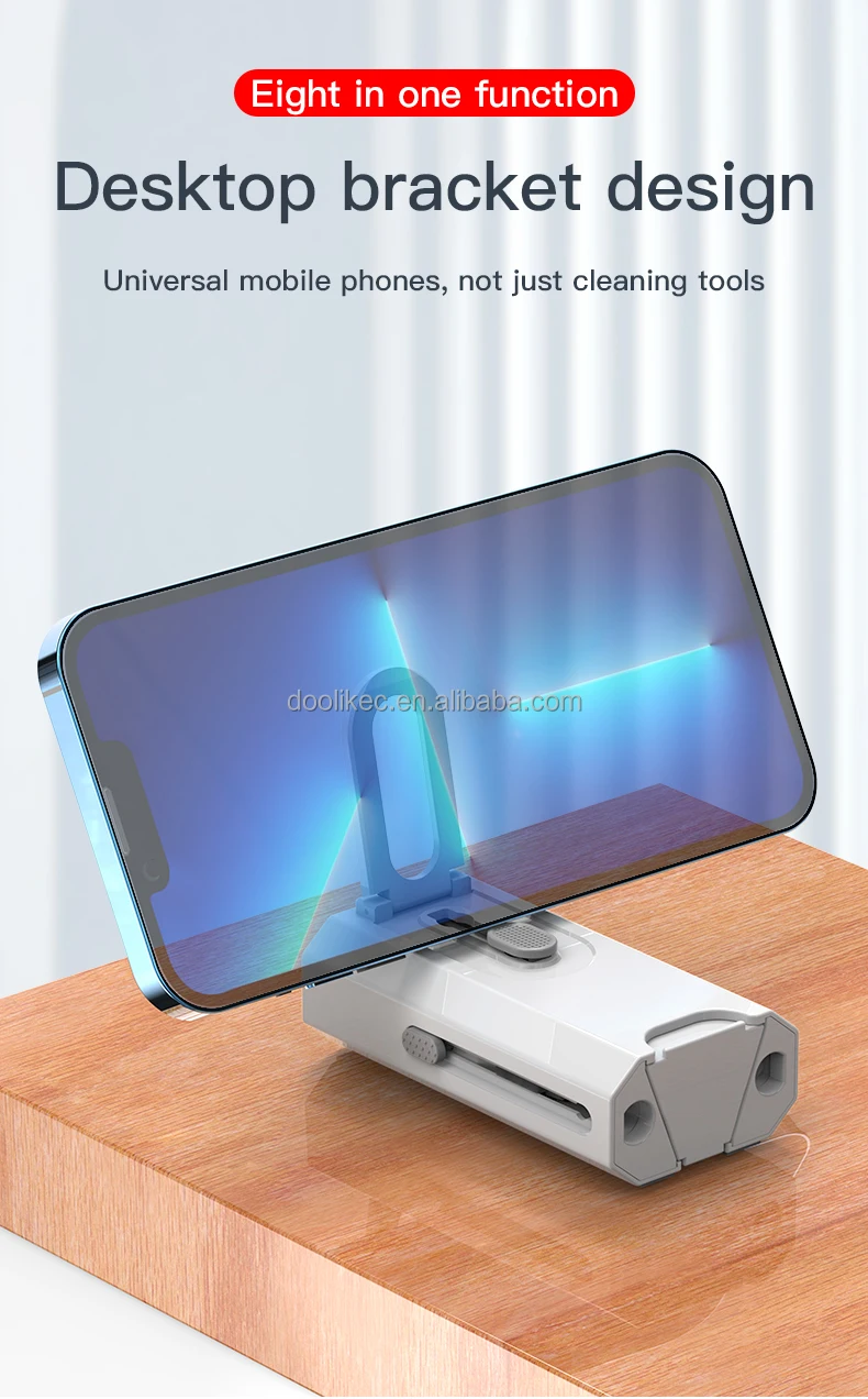 7 in 1 Multifunctional Computer Keyboard Cleaner Headphone Cleaning Brush Kit For Airpods For Macbook Screen