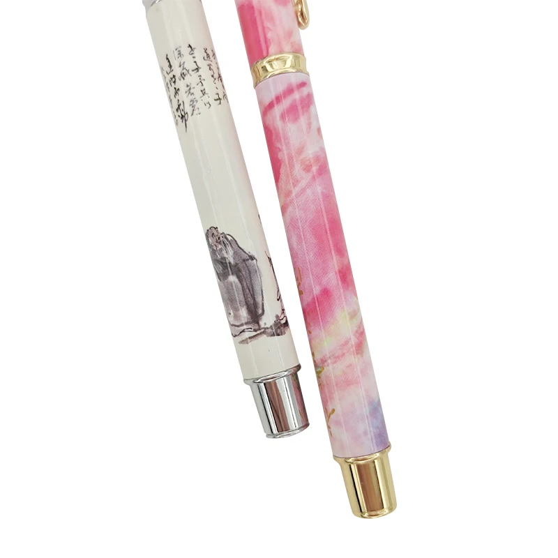 Manufacturer promotional personalised luxury executive retro metal gel ink rollerball pen