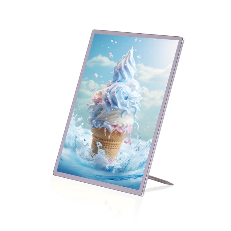 Custom size A1 Promotional LED light box 60.5*85CM 25.8w temper glass poster frame led advertising sign Menu light box indoor