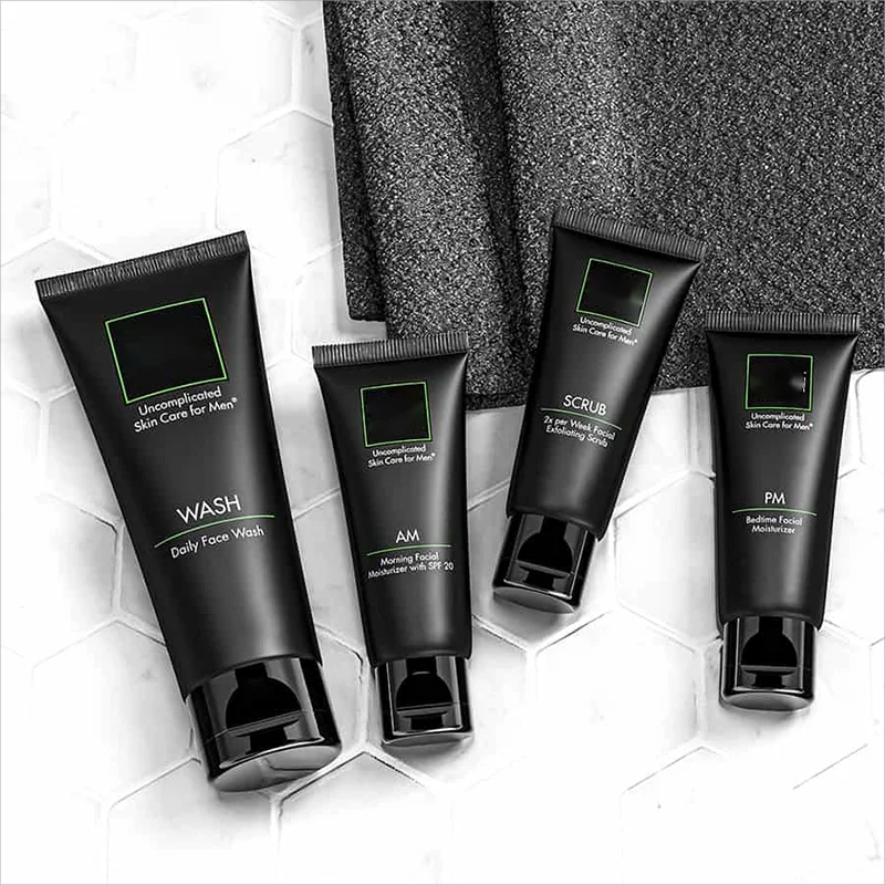 Private Label Mens Skin care Products OEM Vegan Organic Repair Moisturizing Acne Anti Aging Skin Care Set for Men