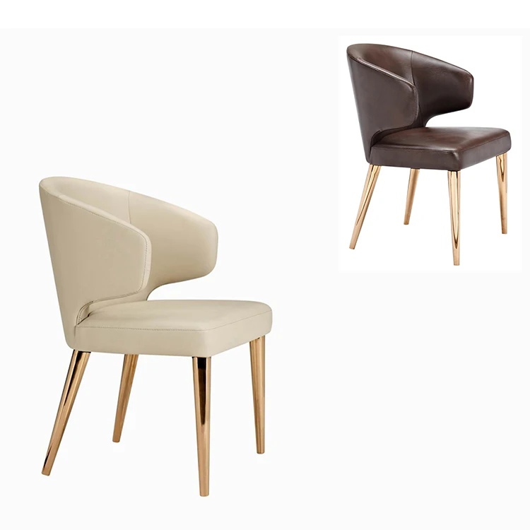 Customize Modern Wooden Base Chair Fabric/Leather Seat and Back Leisure Dining Room Chairs