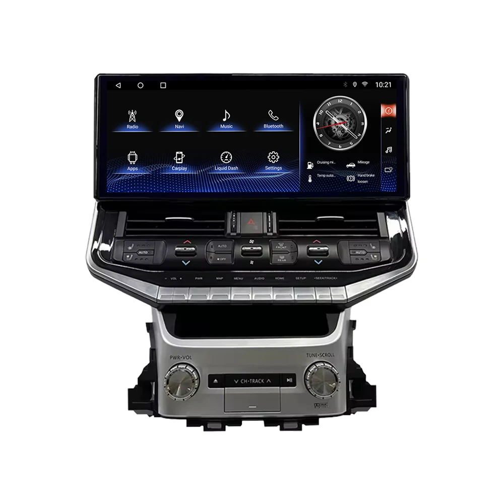 Автомагнитола Krando новинка 17-дюймовая android-радио gps-стереосистема для TOYOTA LANDCRUISER LC200 2016-2022 обновление до LC300 2022 автомобильный dvd-плеер carplay