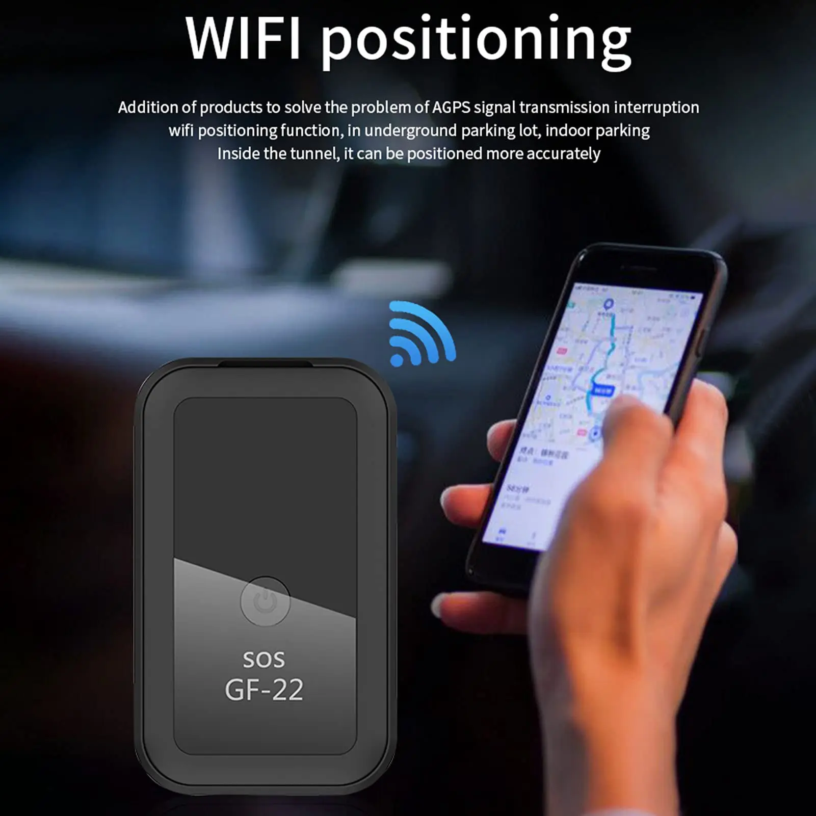 GF 22 Mini GPS Tracker Real Time Car SOS MINI GPS Tracker Magnetic GPS Tracker GF-22 for Car Pet