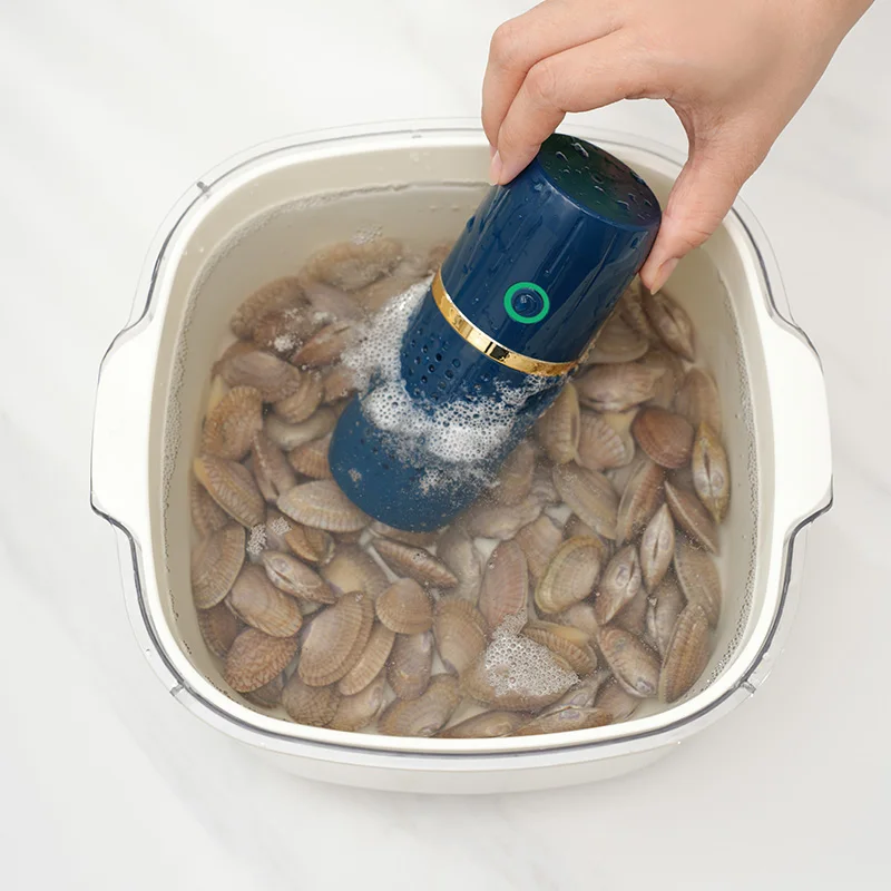 Customize Mini Kitchen Wireless Charging  Fruit and Vegetable Washing Machines  Portable Clean Machine Vegetable Washing Machine