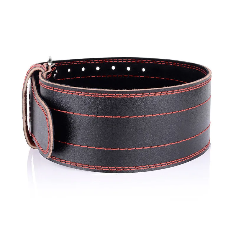 New Design Bodybuilding Leather Belt Weightlifting double pin Buckle Power Lifting Belt For Mens Customized