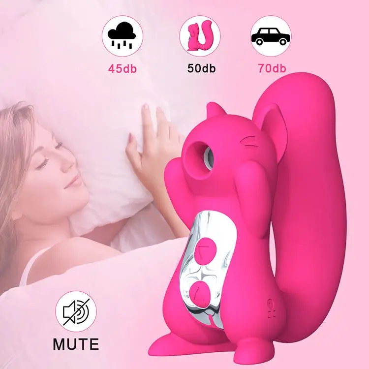 GYF New Sucker Female In-Boby Vibration Suction Rechargeable Squirrel Sex Suction Vibrator For Women