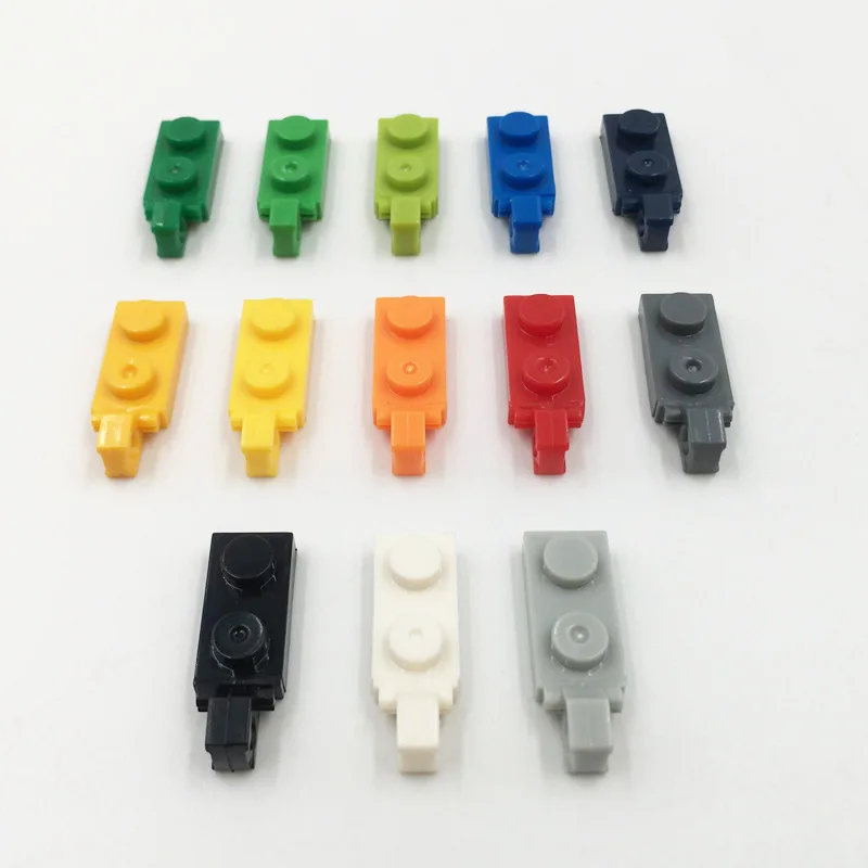 MOC small particles 1x2 unilateral hinged plate (convex) compatible with 44301 building bricks training institution spare parts