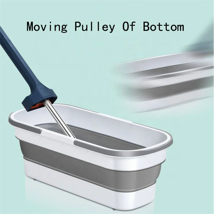 Factory Direct Portable Large Capacity Outdoor Fishing Camping Bucket Folding Cleaning Pail Wash Mop Bucket