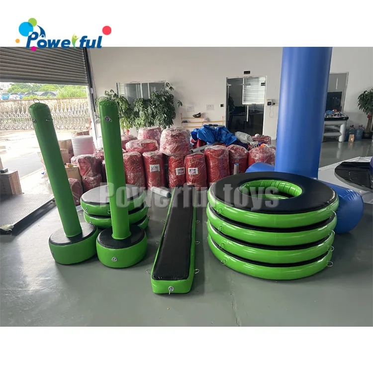 inflatable air track airspot block ninja warrior obstacles equipment Ninja Air  Piston