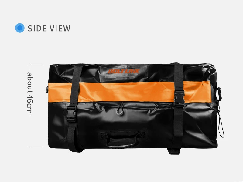 Уличная багажная сумка на крышу автомобиля объемом 400 л, водонепроницаемая сумка на крышу автомобиля 86*96*46 см