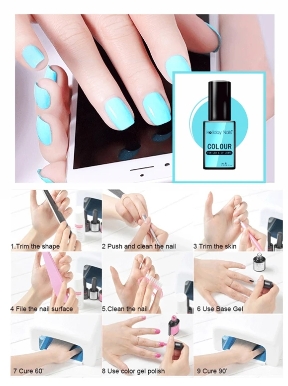 wholesale private label nails art semi permanent manicure vegan gel polish oem 7ml fall winter colors uv gel varnish