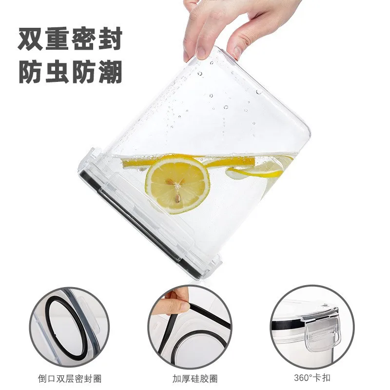 Low Price Promotion 2.5L Multifunction Kitchen Containers Pantry Organization Storage BPA-Free Plastic Scale Food Canister