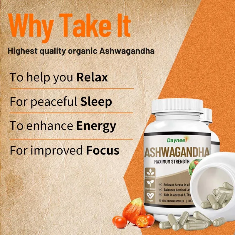 100% herbal thyroid healthy dietary supplements Ashwagandha capsules