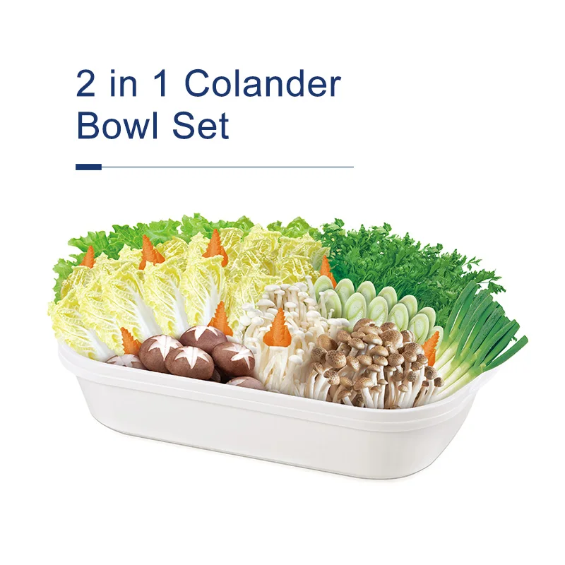 Kitchen & Tabletop 2 in 1 Colanders and Strainers Kitchen Tools & Gadgets Sink Colander Strainer Drain Basket