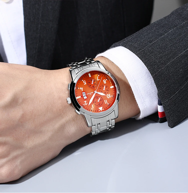 Chinese Wholesale Business Watches Waterproof Fashion Quartz Wrist Watch for men