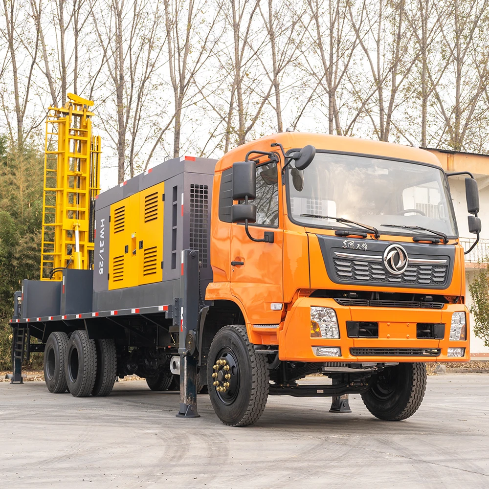 300 Meters Truck Mounted Drilling Rig Machine 140mm Diameter New Borehole Water Well Drilling Rig