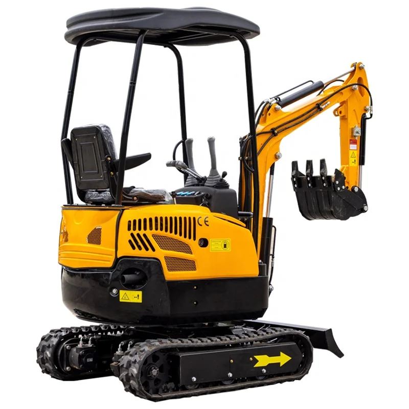 E.P China Wholesale Cheap Prices Second Hand Log Rotating Grapple Diesel Gasoline Engine Import 1.3Ton Mini Bagger