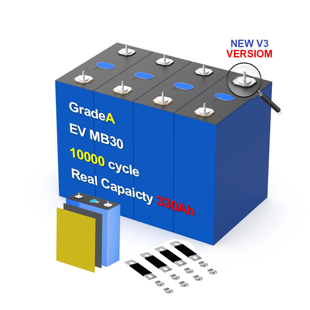 Ukraine Free Tax 16 шт. акции ЕС призматические элементы Lifepo4 класса 3 2 В 310ah 320ah 330ah 12v 300ah литиевые батареи