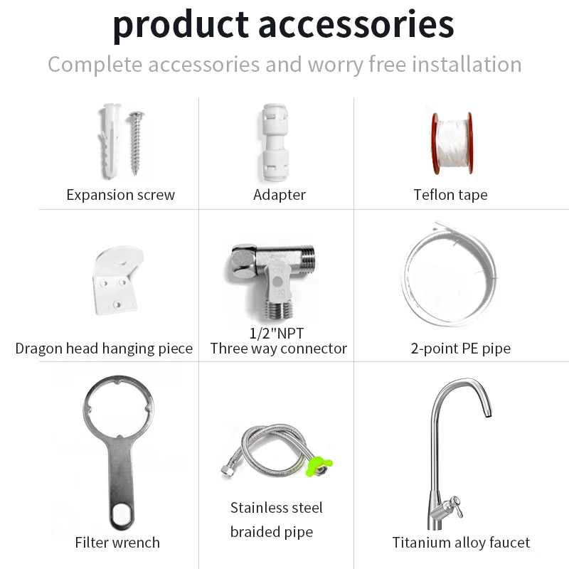 Wholesale Price Stainless Steel Kitchen Ultrafiltration Water Purifiers home drink tap water filters household water purifier