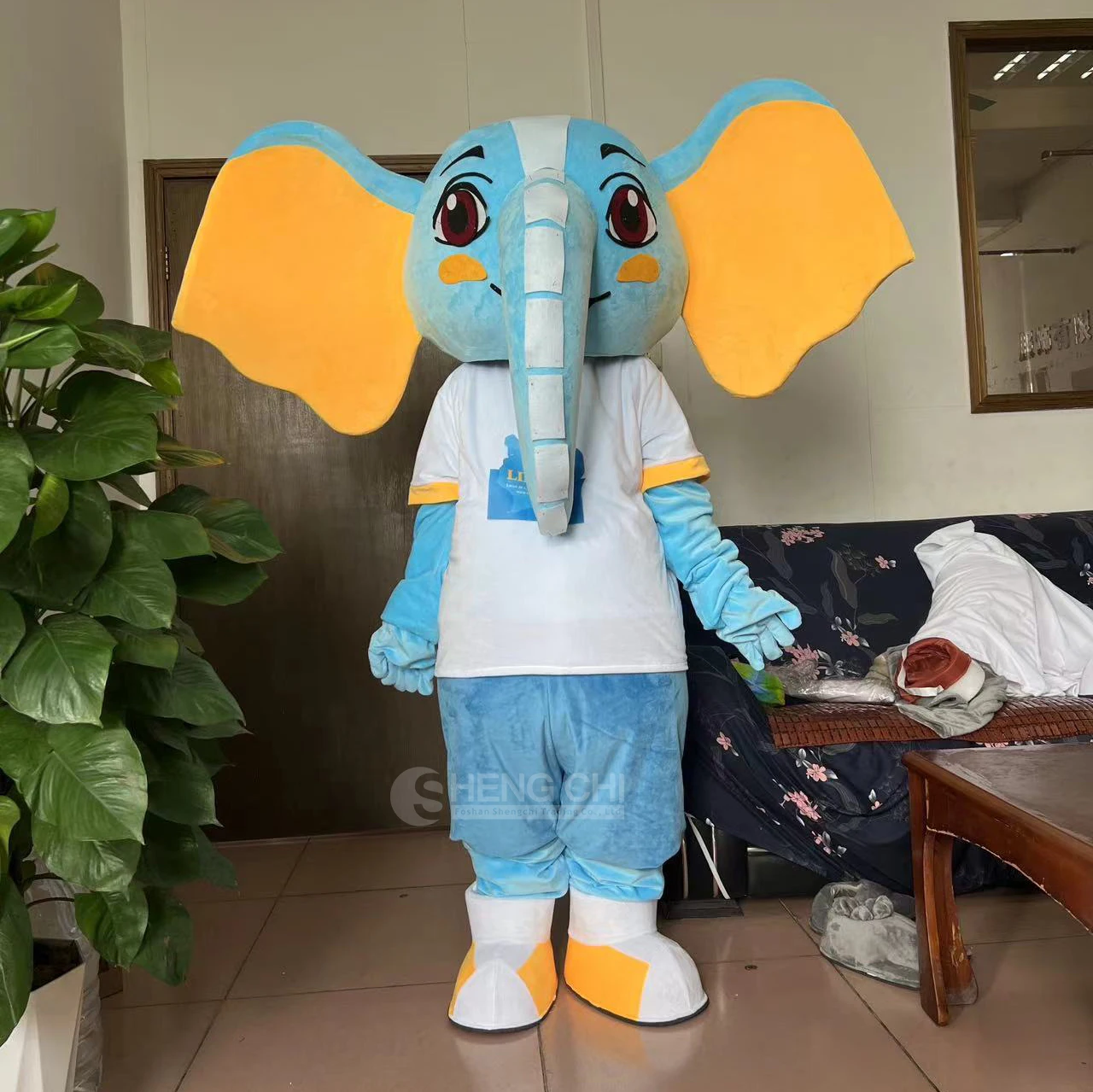 new designer Costumes Halloween elephant Mascot Adult Cosplay Plush Cartoon Mascot Costume