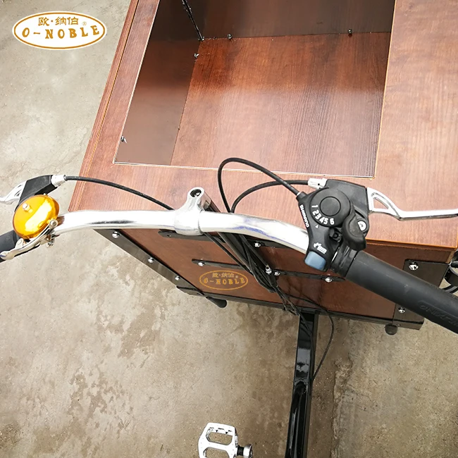 Commercial Mobile Food Truck for sale Take-out food  electric three-wheeled bicycle