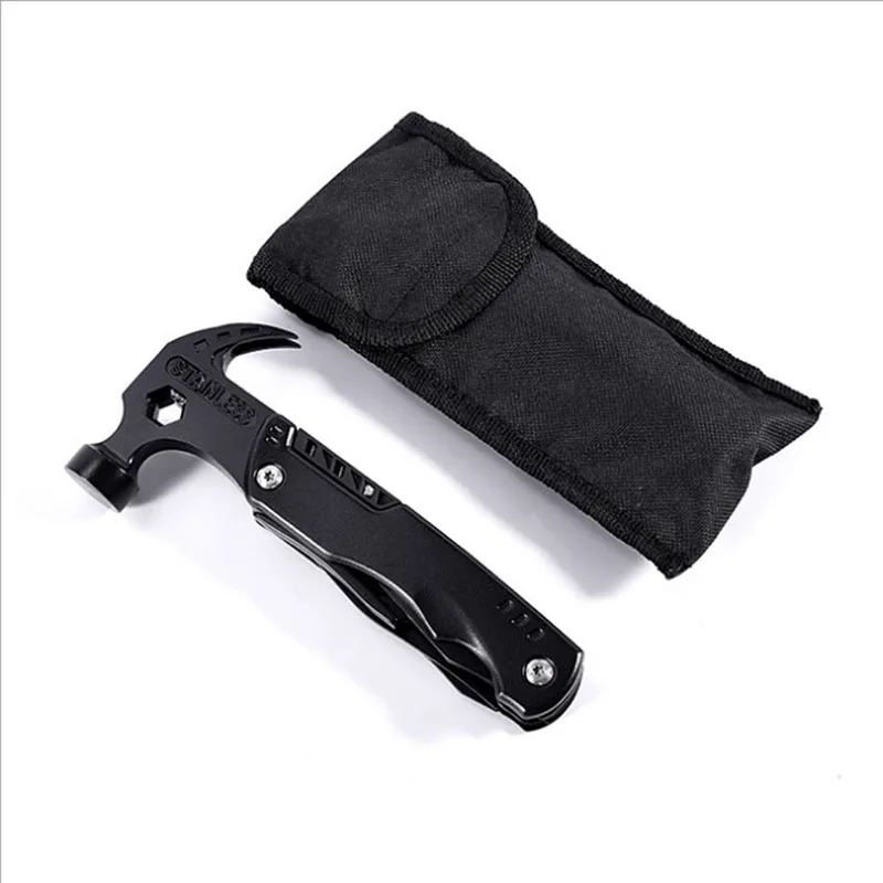 Outdoor Camping Survival Tactical Stainless Steel Claw Hammer  Multi Tool Multifunctional Pliers Swiss Knife