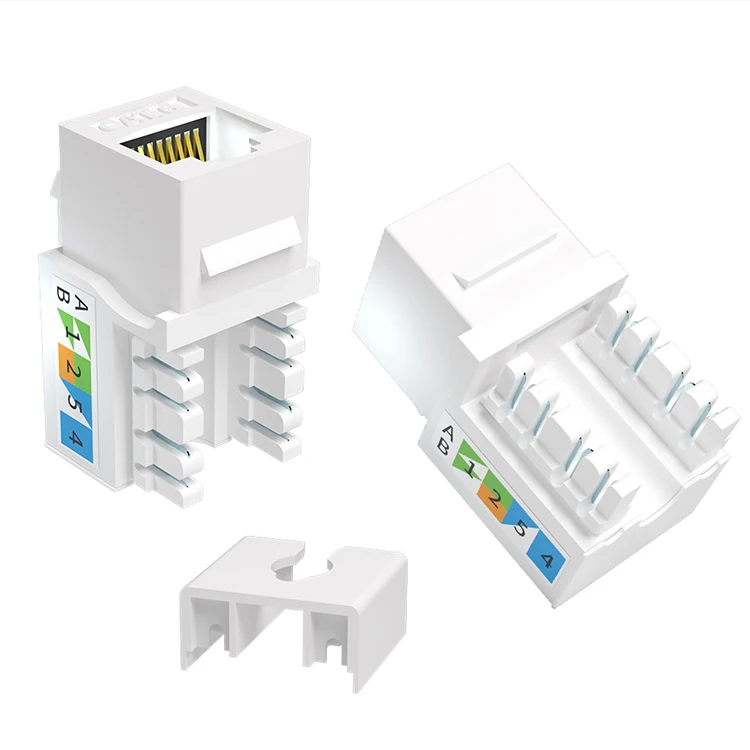 
RJ-45 Cat5e Cat6 unShielded UTP Keystone Jack 