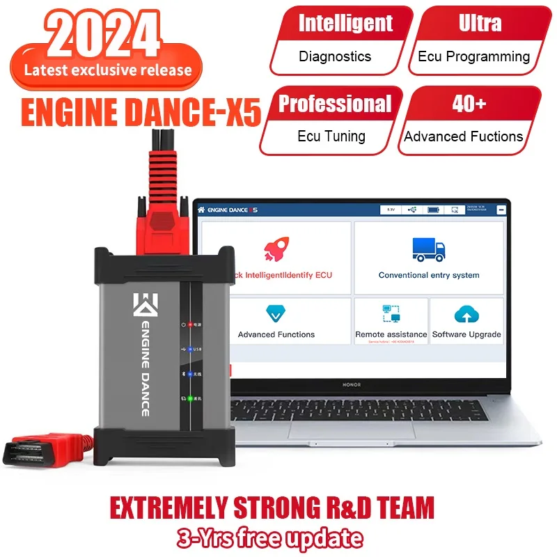 Engine Dance X5 Ultra Ecu Tuning Programming tool Comprehensive Diagnosis tool Tuning Machine For Truck &Diesel Vehicles