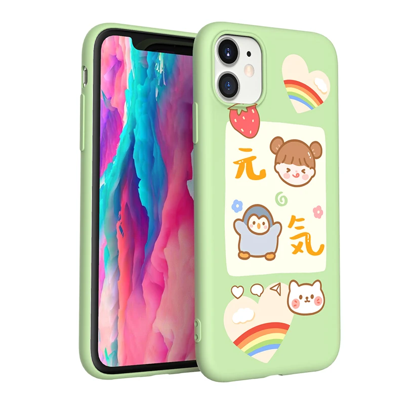 Оптовая торговля Iphone12 3D принтер девушка телефонные чехлы для Iphone Xr Xs Max X 8