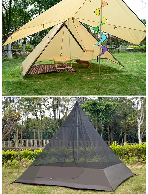 4 Person Family Tipi Teepee luxury Tent kids canvas tents camping outdoor waterproof
