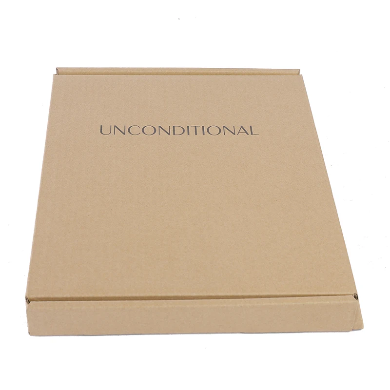 Corrugated Book Mailer Branded Cardboard Beauty Suit Master Postage Carton Painting Custom Shipping Box For Clothes