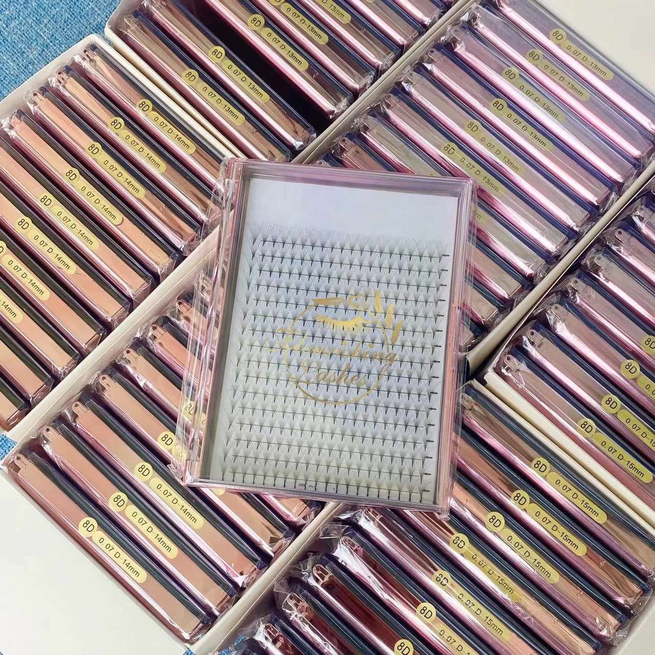 Pointy Bases Sharp Base Middle Tape Promade Volume Fans Superroots Premade Fans Eyelash Extensions 5D 6D 7D 8D 9D 10D 12D 14D