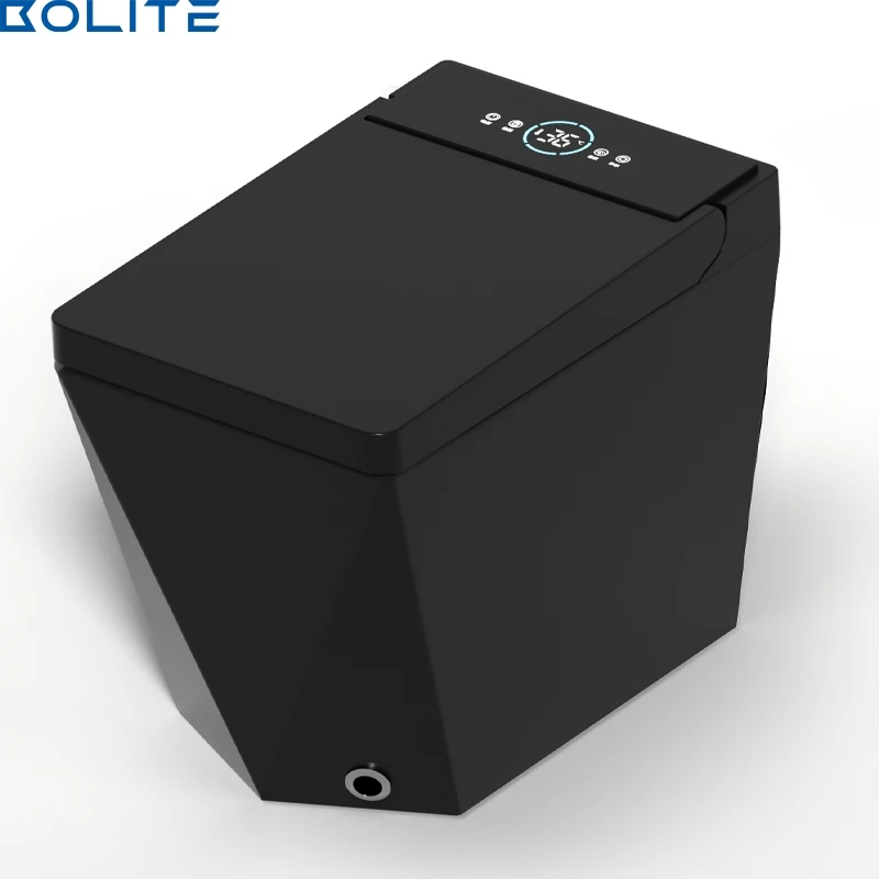 2023 matte black bathroom ceramic intelligent toilet bow Automatic operation sanitary ware smart bidet electronic Toilet