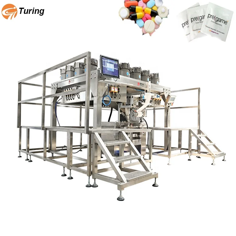 ZQS Newest Full Automatic Sachet Tablet Counting Pill Packaging Machine for Pharma Tablet and Capsule