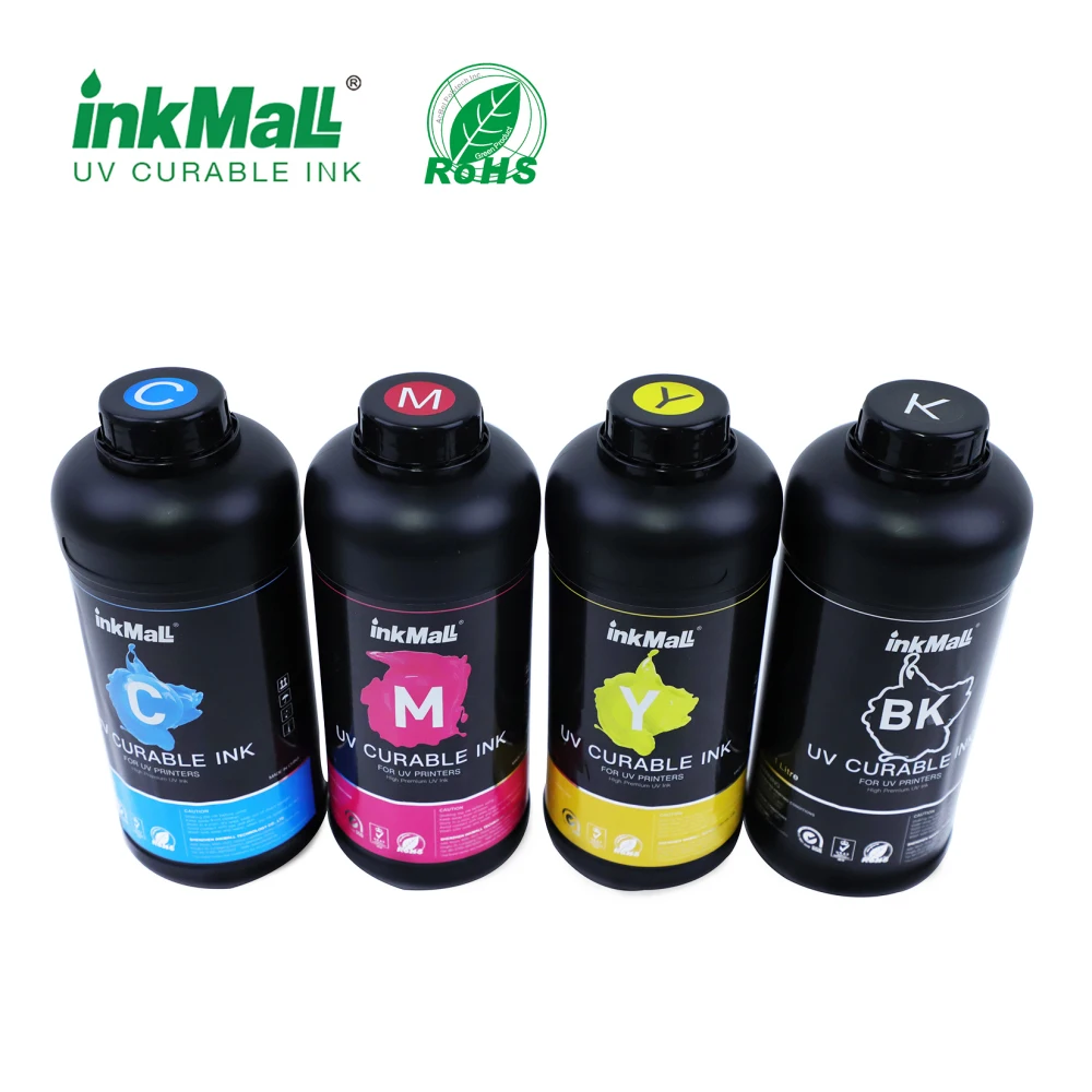 InkMall Excellent Flexibility Led UV Ink for Ricoh Gen5 / Gh2220 Roll to Roll UV Curable Printer for One Way Vision Printing