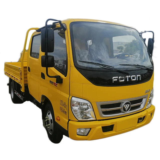 Китай Foton 2 5 т новые Подержанные грузовые грузовики с двойной кабиной для продажи