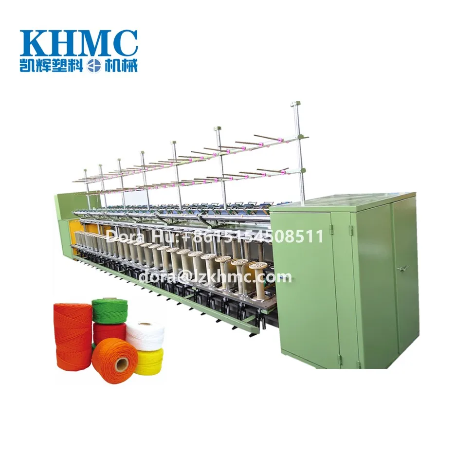 pp multifilament yarn ring twister polyester twisting machine from bobbins