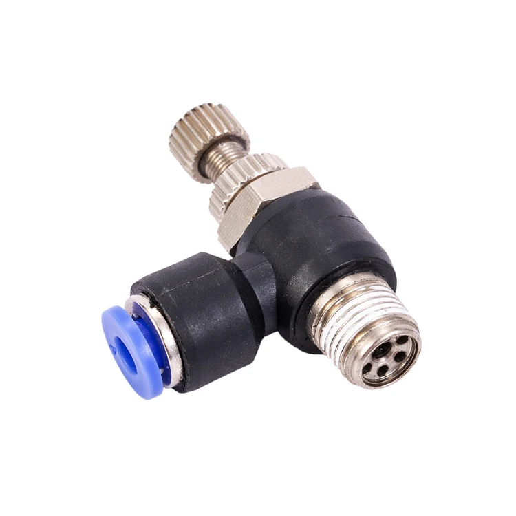SC4-01 Plastic Pneumatic Air Tube Fittings And Thread Straight Air One Touch Fitting Pneumatic
