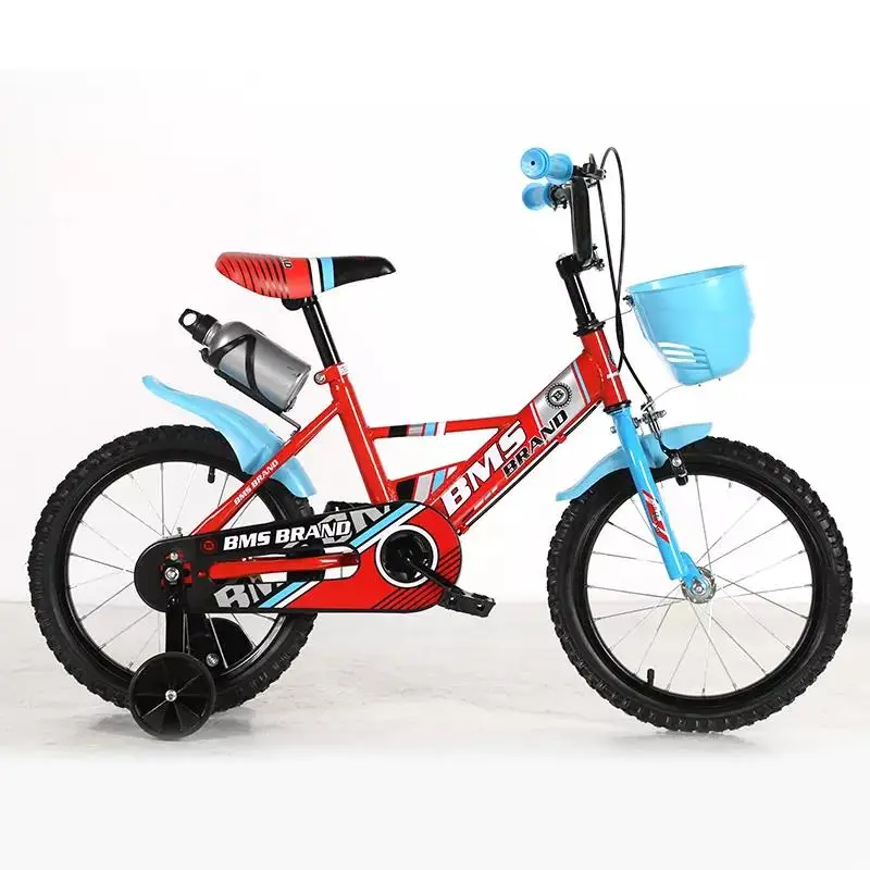 factory double seat bicycle / kids bike with ribbon / children bicycle auxiliary wheel
