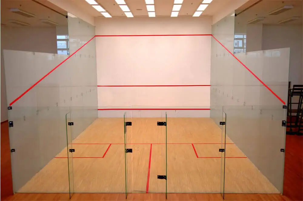 Indoor high quality wood flooring for squash courts