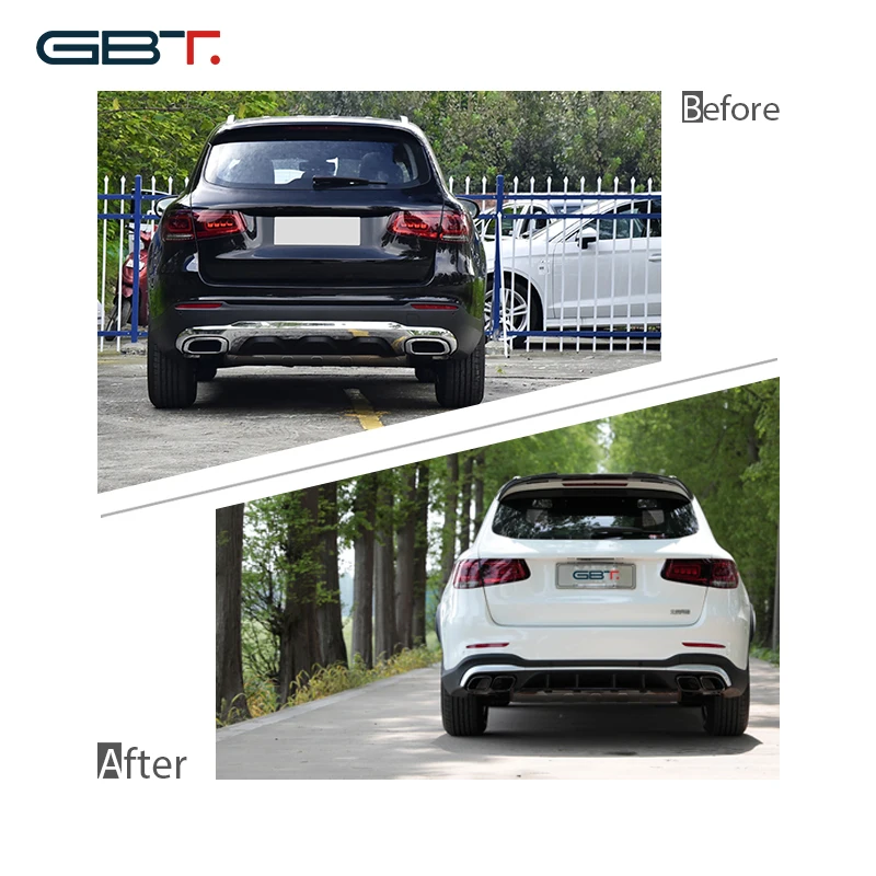 GBT - Fast Shipping upgrade kits for glc x253 facelift for mercedes glc 63 amg body kits