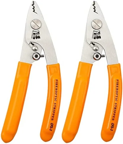 Stainless Steel Miller clamp CFS-3 Fiber stripping pliers with Tri-Hole Fiber Optic Stripper Miller fiber stripper