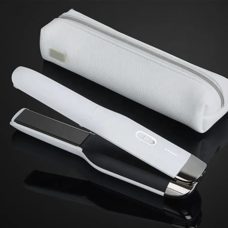 Usb unplugged Wireless Rechargeable Portable Hair Straightener Curler Flat Iron Professional Cordless Travel Hair Straightener