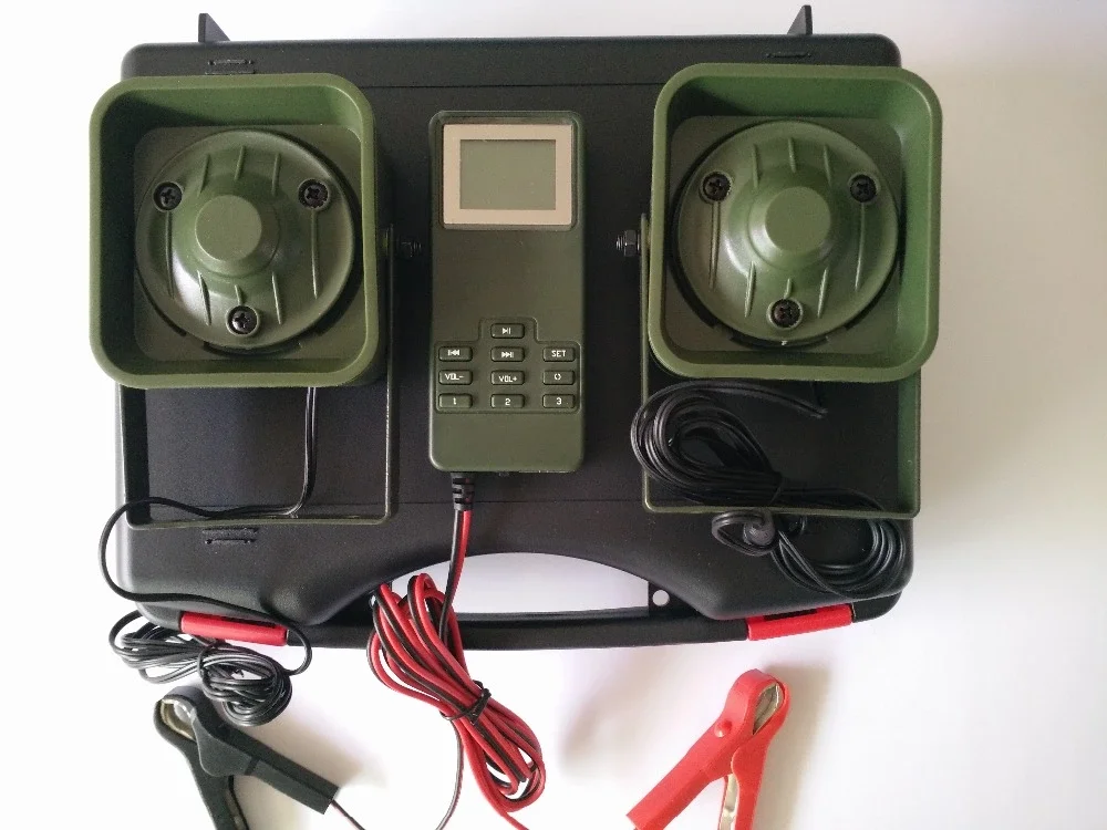 
BK1518B Waterproof Plastic MP3 Multi-Sounds Digital 2* 50W Players Hunting Decoys Bird Caller 