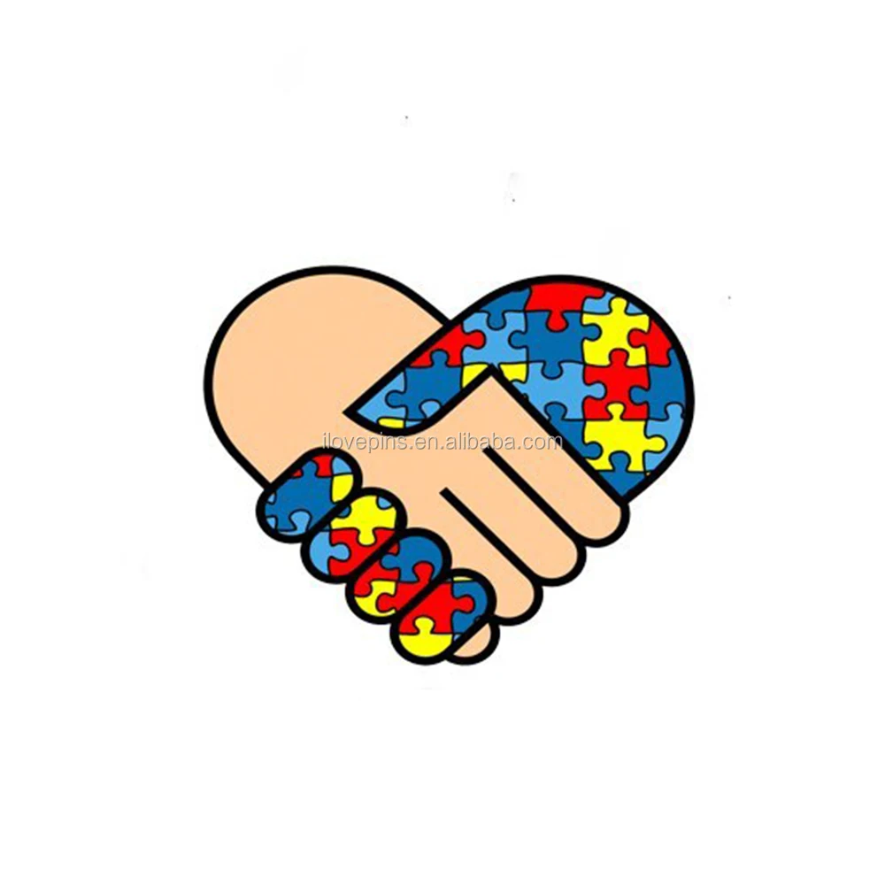 Custom Soft enamel Diabetes Awareness Lapel Pin Autism Enamel Pin Badge