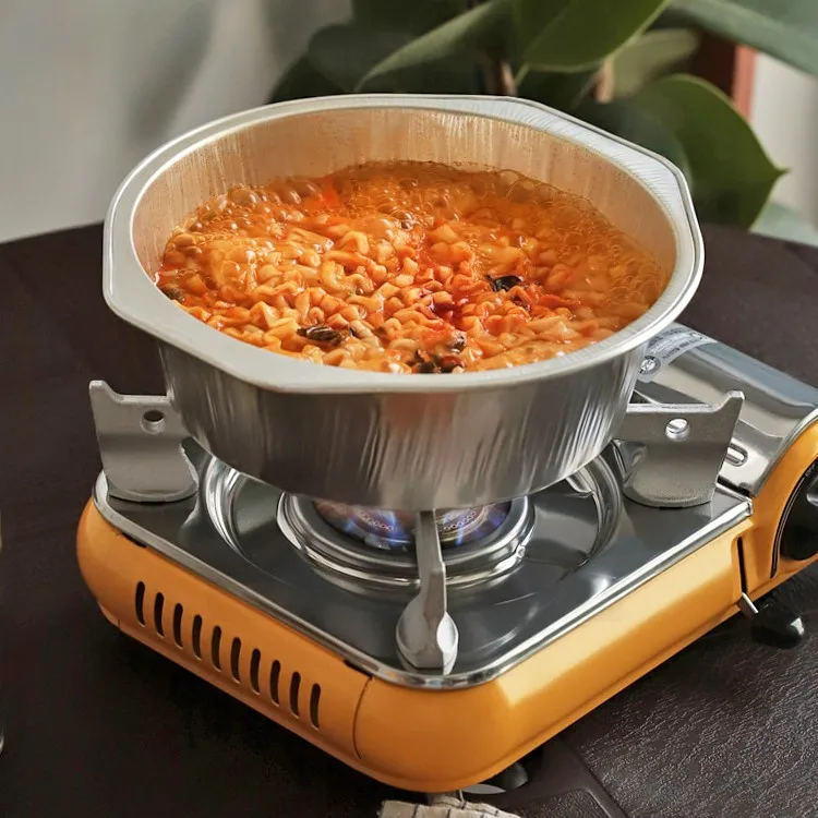 High Quality Disposable Round Aluminum Foil Pots Cooking Pot And Pans