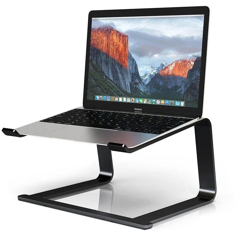 Hot Sales Robust and stable Silicone non-slip Laptop Stand Aluminum Alloy Portable Notebook Laptop Stand