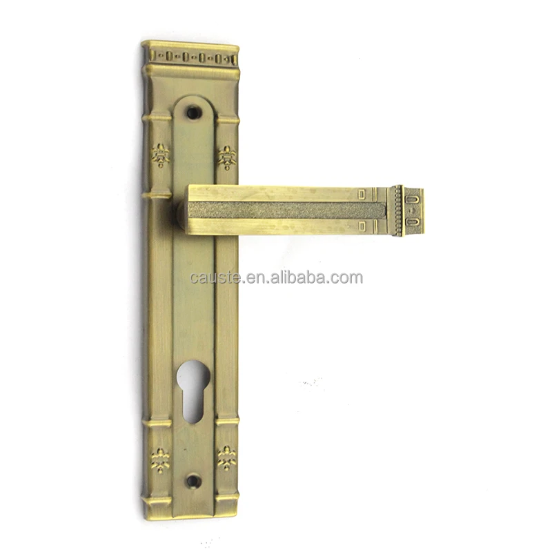 Factory Price Customized Aluminium Alloy Handle And Iron Panel Competitive  Handle Door Locks