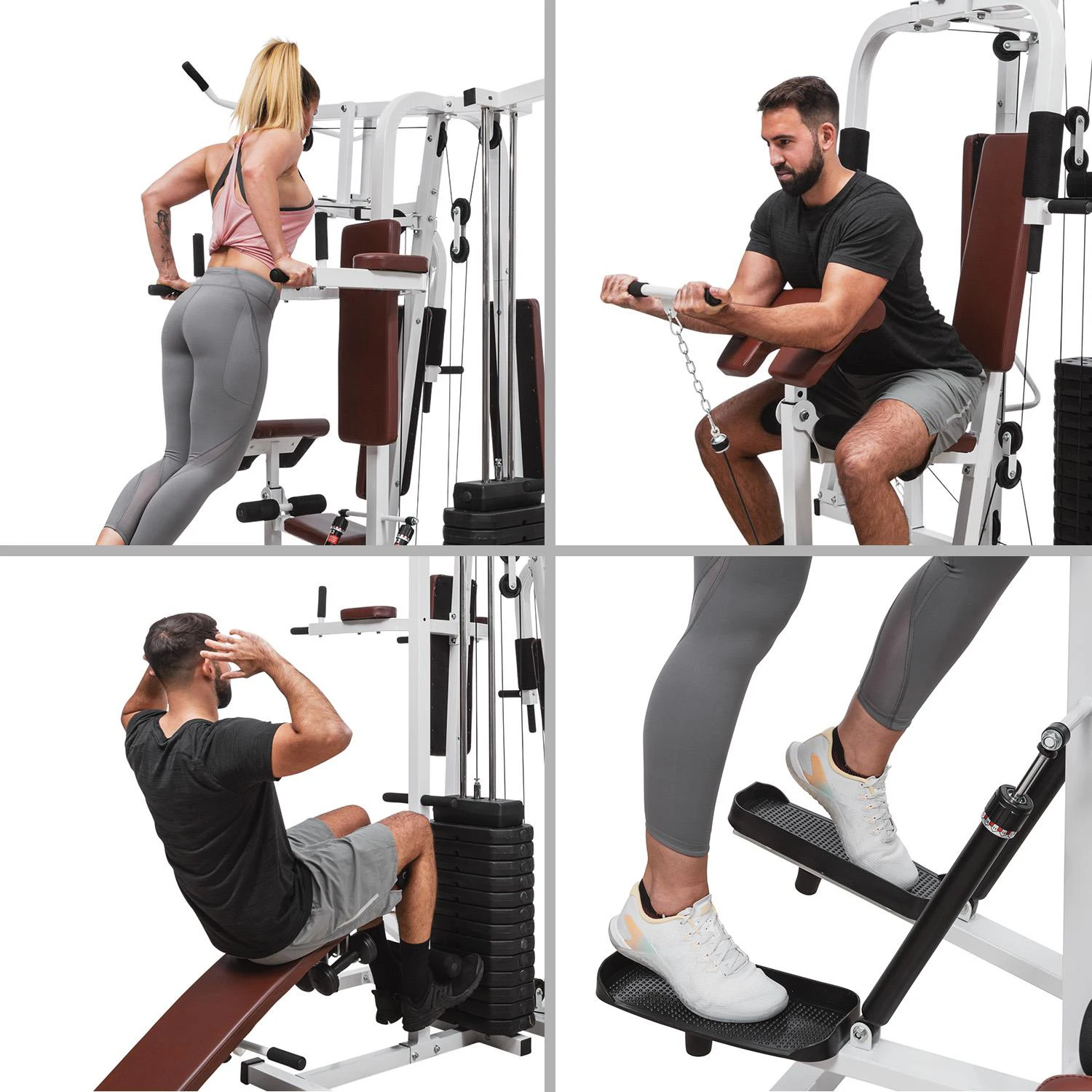Gym Equipment Strength Training Comprehensive Trainer Home Bench Press Power Rack Smith Machine