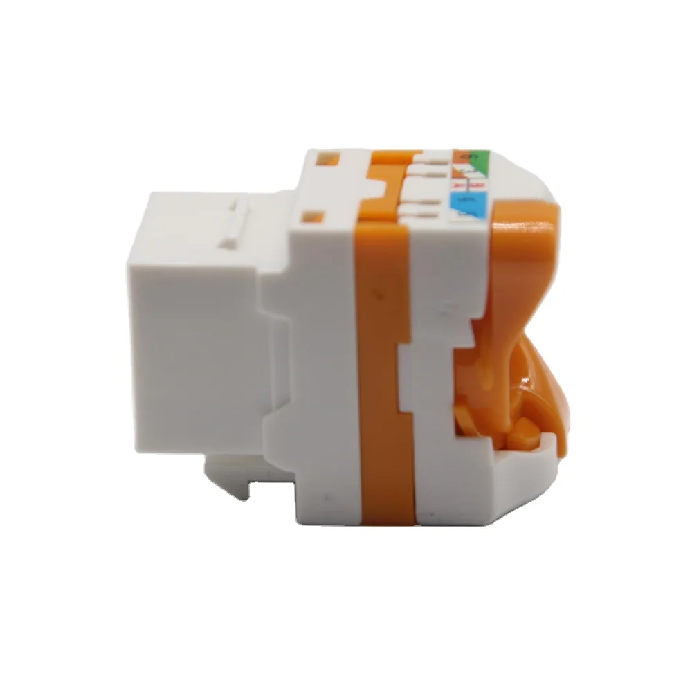 Tool-Free commscope cat6 module rb1-1d6b8k1a 1x1 port rj45 connector jack